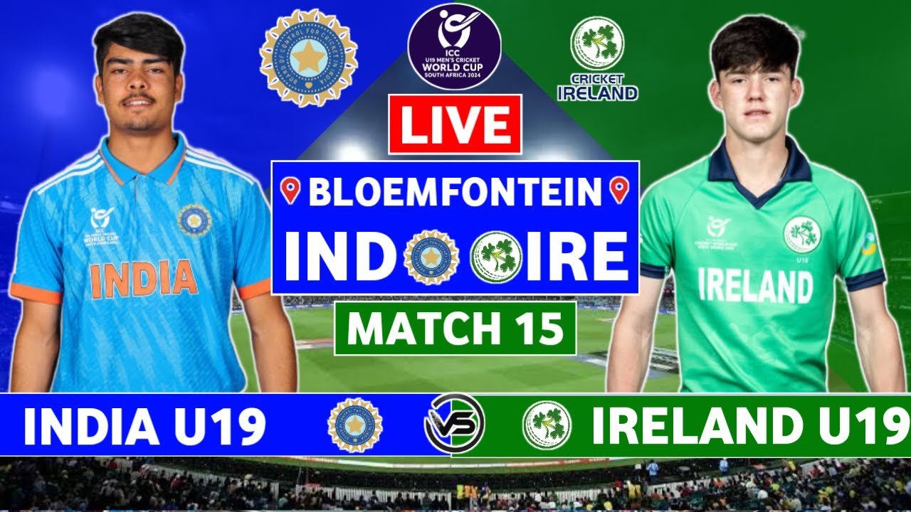 India National Under-19 Cricket Team vs Ireland Under-19 Cricket Team: Match Scorecard