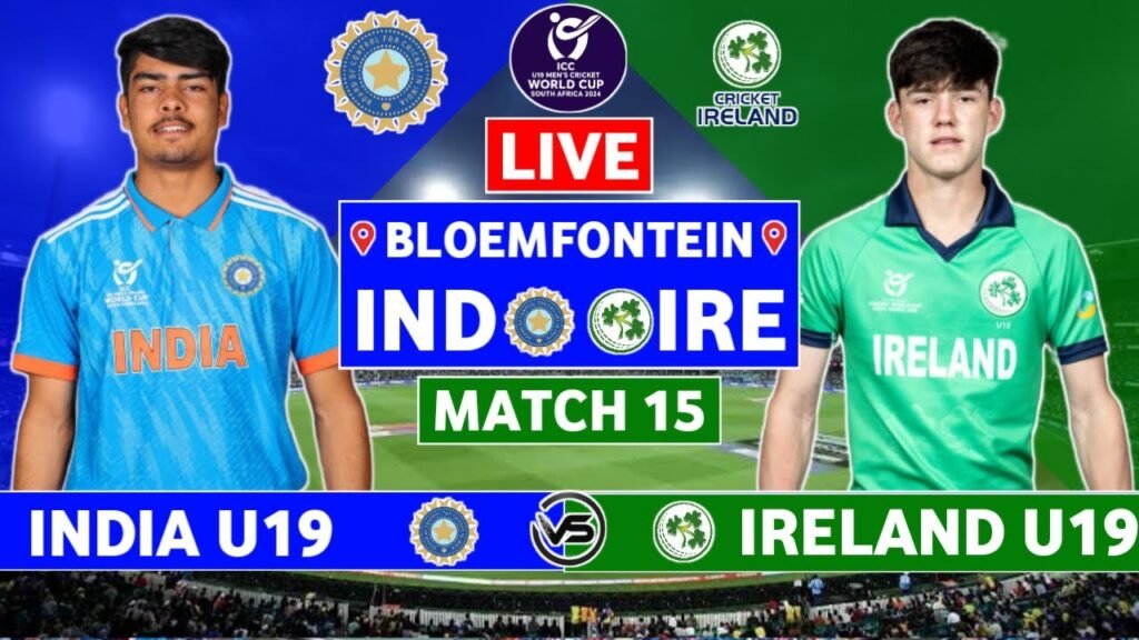 IND-U19 vs IRE-U19 : MATCH FLOW