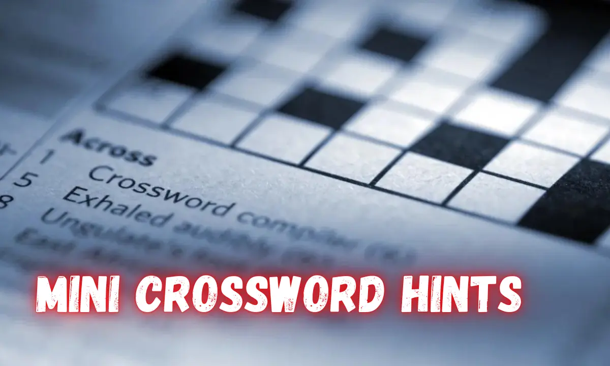 mini crossword hints